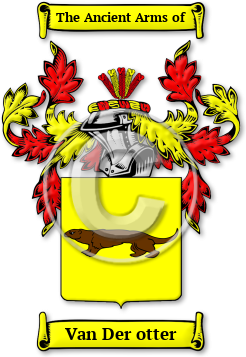 Van Der otter Family Crest Download (jpg) Legacy Series - 150 DPI